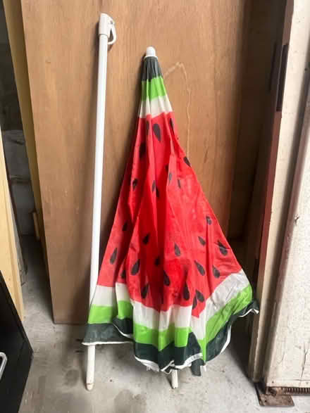 Photo of free Kiddie watermelon beach umbrella (East Watertown) #1