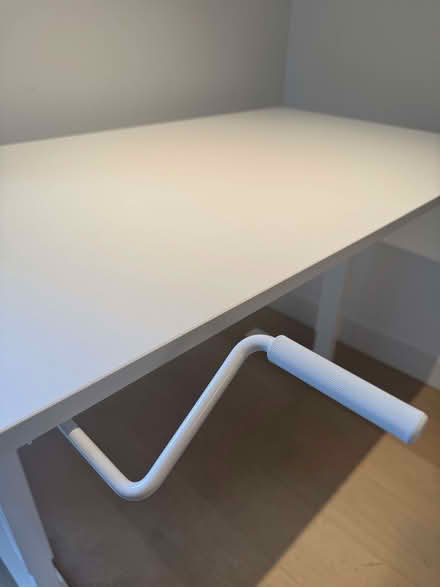 Photo of free IKEA Height-Adjustable Standing Desk (White) (Latimer Road W12) #4