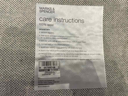 Photo of free 2 Matching Green M & S Rugs (Surbiton KT6) #2