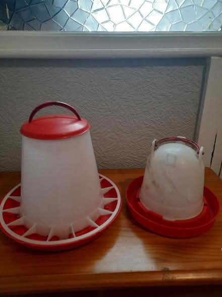 Photo of free Chicken water and food feeders (Brimington S43) #1