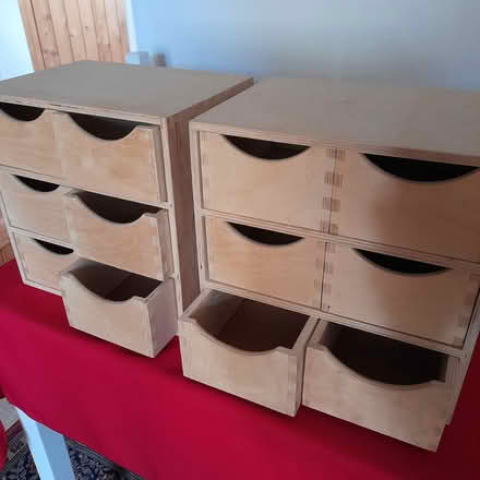 Photo of free Wooden storage units, small x 2 (Long Melford CO10) #3