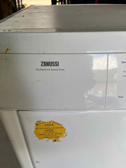 Photo of free Zanussi tumble dryer (Epperstone NG14) #2
