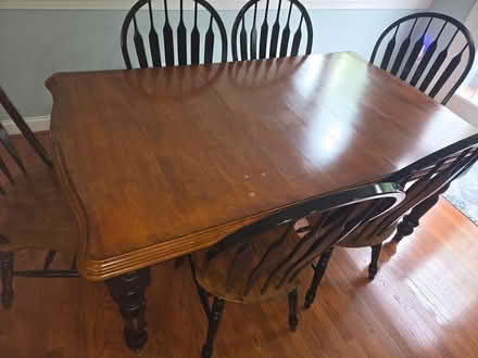 Photo of free Dining set w/six chairs (Hickory Ridge, Columbia MD) #2