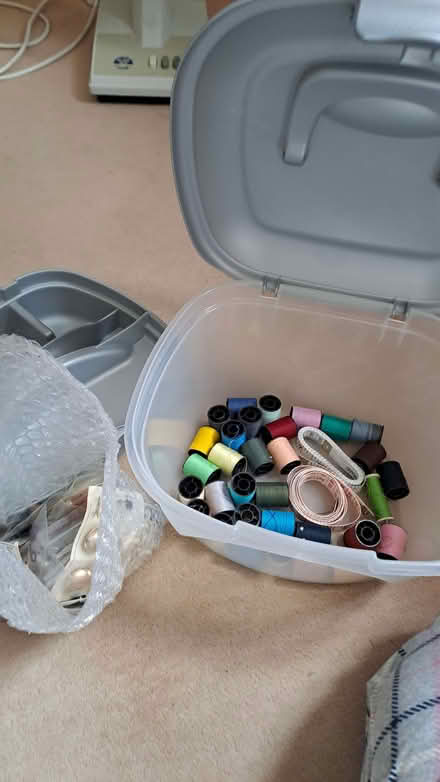 Photo of free Sewing box with quantity of threads/buttons (Sherrard's Green WR14) #1