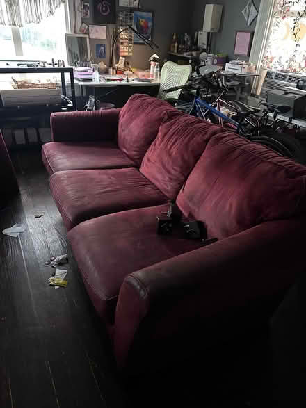 Photo of free couch and loveseat (Central) #4
