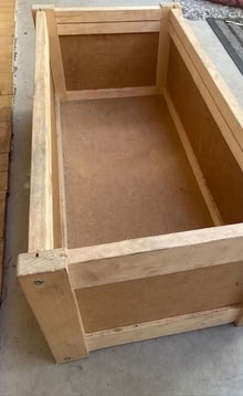 Photo of free Wooden storage box (Teddington) #1