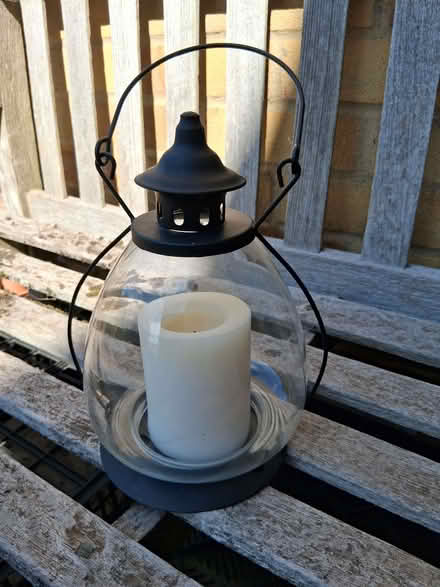 Photo of free Glass candle lantern (Northcourt OX14) #1