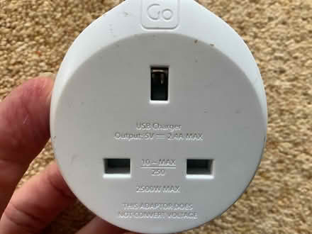 Photo of free Travel plug (Little Kingshill HP16) #2