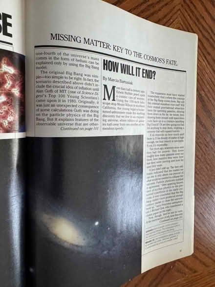 Photo of free Science Digest from 1985 (Near Davis Square, Somerville) #2