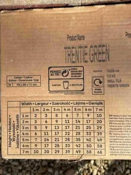 Photo of free Metro tiles 1& 3/4 box (Radley Road OX14) #1