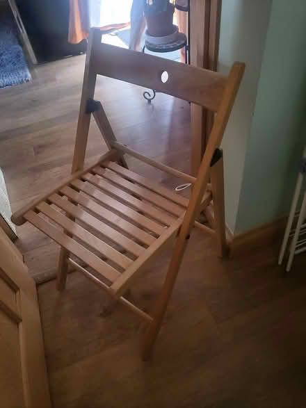Photo of free folding wooden chair (Shenley Brook End MK5) #1