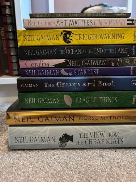 Photo of free Stack of Neil Gaiman books (Brunswick M13) #1