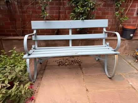Photo of free Vintage scroll end garden bench (Chiswick W4) #2