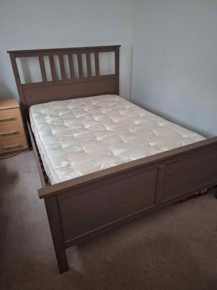 Photo of free Wooden bed and mattress (St Albans AL1) #1