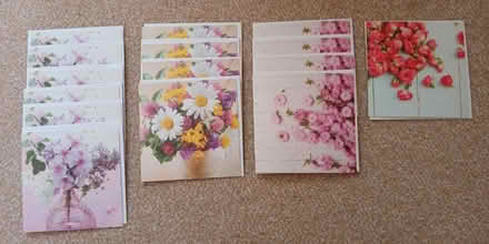Photo of free Selection of 15 floral greetings cards (Stanhope DL13) #1