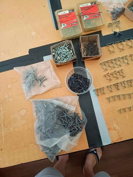 Photo of free Assortment of screws nails,Terry clips etc (Calne SN11) #1