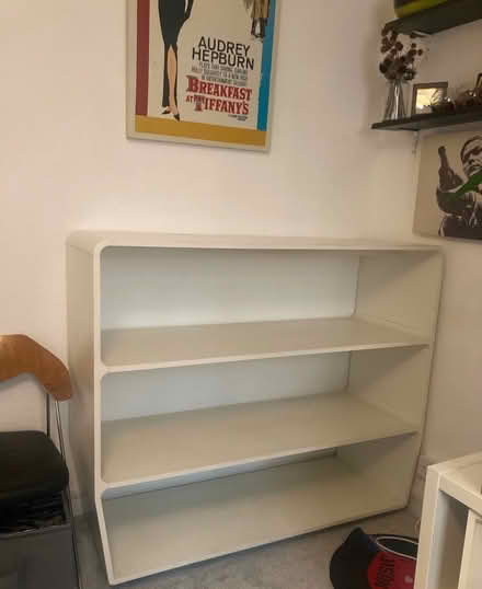 Photo of free White Shelving Unit / Bookcase (Covent Garden WC2B) #1
