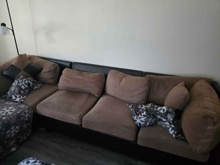 Photo of free L shaped sectional Ottoman included (South ottawa) #2