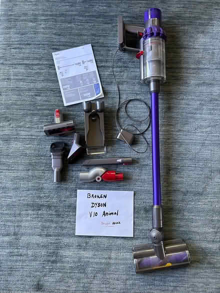 Photo of free Parts to broken Dyson vacuum (Sunnyvale Wolfe & Homestead) #1
