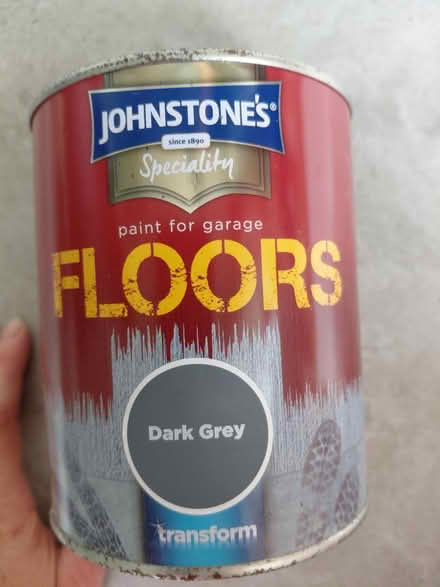 Photo of free Dark grey floor paint (Knightsfield Welwyn Garden AL8) #1