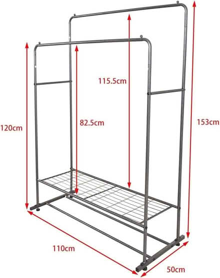 Photo of free Metal clothes rail (Old Malden KT3) #1
