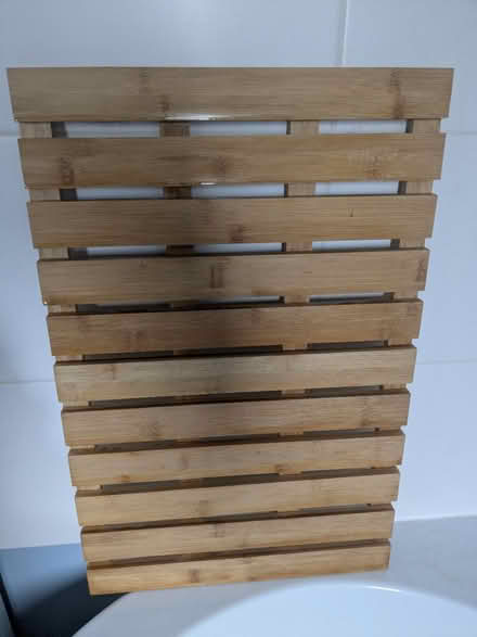 Photo of free Pine bath mat (Peverell, Plymouth, PL3) #1