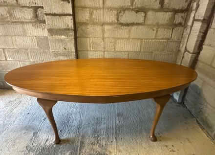 Photo of free Oval Dining Room/Poker Table and Six Chairs (Newton Mearns G77) #1