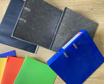 Photo of free Box of lever arch files and ringbinders (New Marston OX3) #2