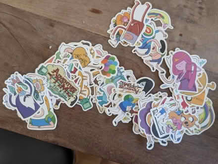 Photo of free Too many Adventure Time stickers (SW Berkeley) #1