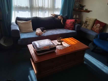 Photo of free Black lounge & storage ottoman (Whalan. NSW 2770) #2