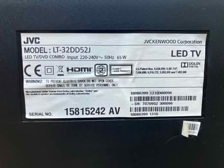 Photo of free JVC LED TV and DVD combo unit (Mannington BH21) #3