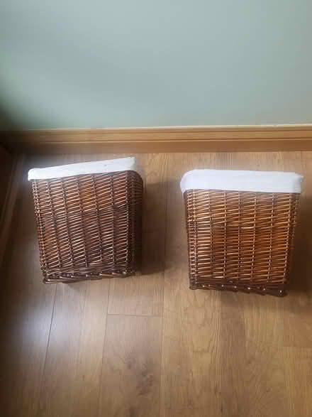 Photo of free 2 wicker baskets (Shenley Brook End MK5) #1
