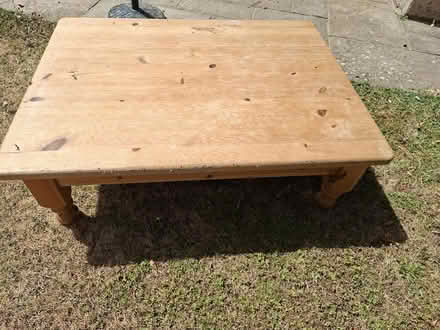 Photo of free Large pine coffee table (Kings Sutton OX17) #2