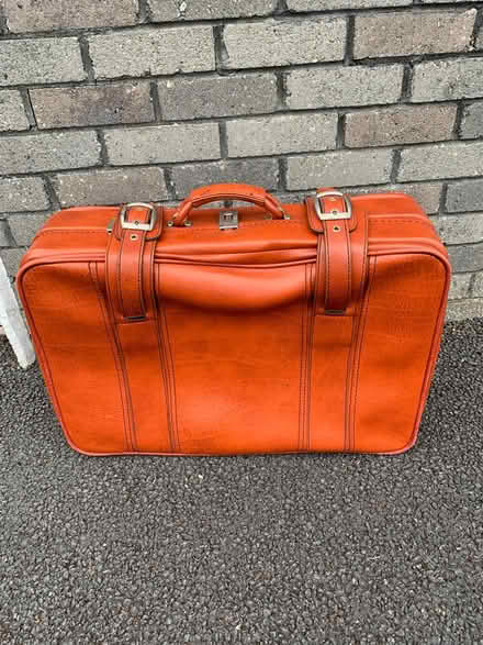 Photo of free Leather suitcase (Clane Co. Kildare) #1