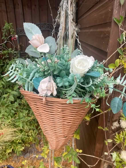 Photo of free 2 fake hanging planters (Colchester) #1