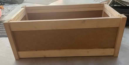 Photo of free Wooden storage box (Teddington) #2