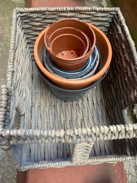 Photo of free Pots and basket (Charlton) #1