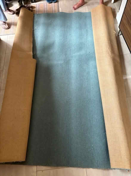 Photo of free 3 Blue carpets (West Horsley KT24) #3
