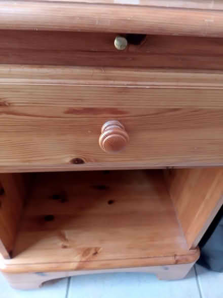 Photo of free Pine bedside cabinet (Lychpit RG24) #1