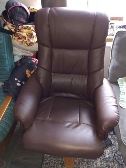Photo of free Recliner chair and puff (Shepshed LE12) #1