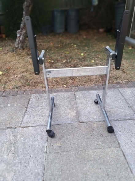 Photo of free Heavy Duty 4-Wheel Mobile Platform Cart with Tabletop (New Marston OX3) #2