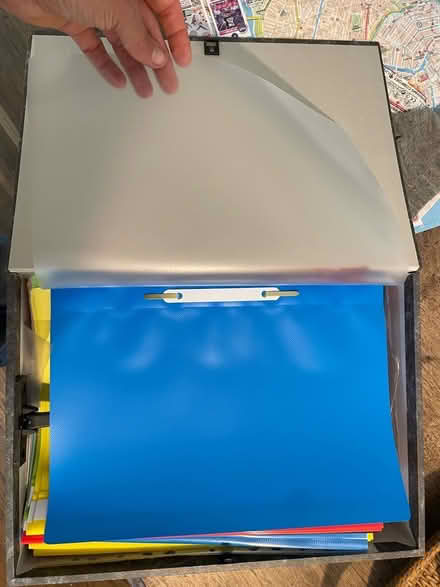 Photo of free A4 project folders & plastic pockets (Surlingham NR14) #2