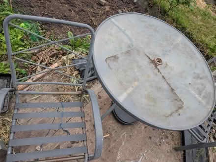 Photo of free Bistro table and 4 x chairs (Stretford M32) #1