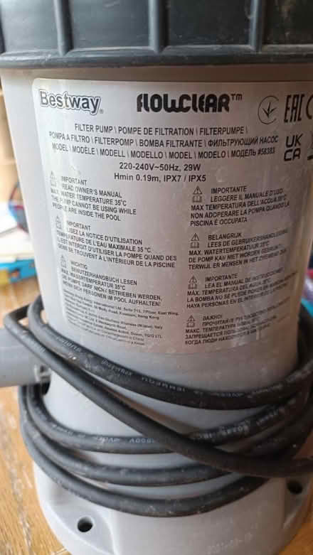 Photo of free Bestway Flowclear 530 pump (Shirley CR0) #2