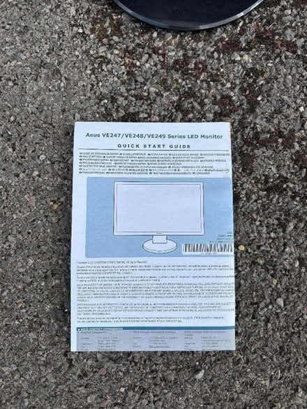 Photo of free Computer monitor Asus VE 247 (Barton OX3) #2
