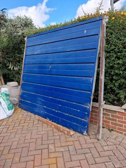 Photo of free Garage door, unwanted due to refurbishment. (Poets Estate SG4) #1