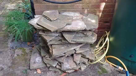 Photo of free Big pile of crazy paving slabs (Shenley Church End MK5) #1