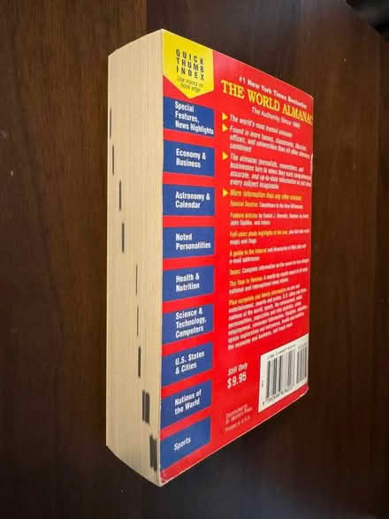 Photo of free World Almanac from 1998 (Near Davis Square, Somerville) #2