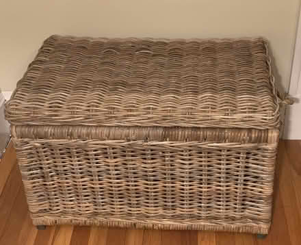 Photo of free Wicker storage trunk/chest (Union Square/Prospect Hill) #1
