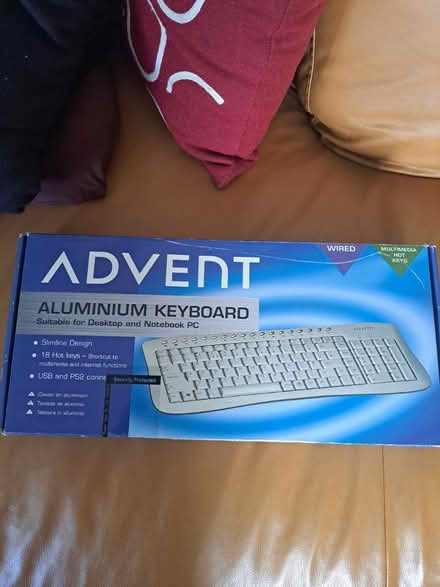 Photo of free Advent Aluminium Keyboard (Crofton Park, Brockley) #1